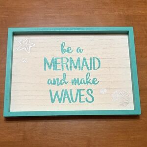 Mermaid Quote Decorative Tray